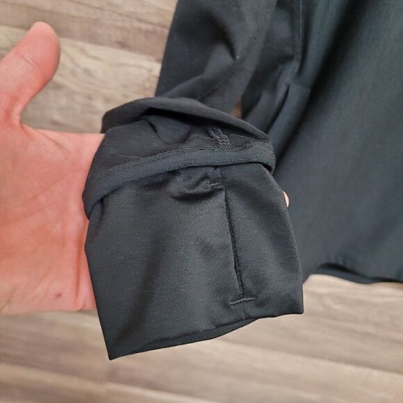 Adidas Climalite Jacket Black Performer Baseline 1/4 Zip Active Womens L - Picture 11 of 13